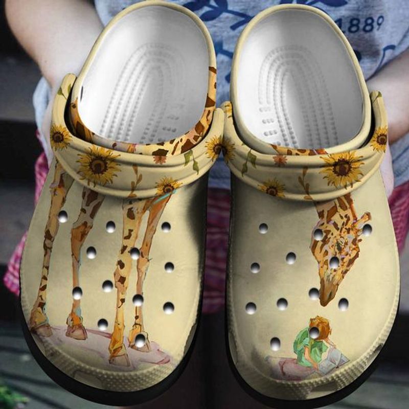 Croc Shoe Clog Shoe Giraffe And The Little Girl Lovely Garden Croc Always By My Side