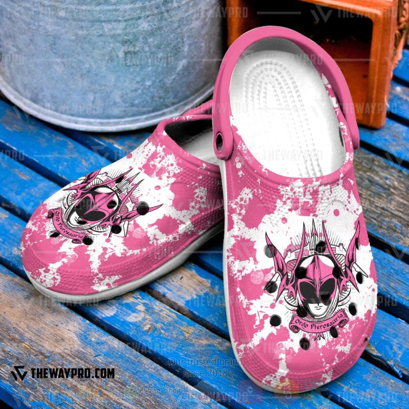 Croc Shoes Clog Shoes Power Rangers Mighty Morphin Pink Ranger Inspired